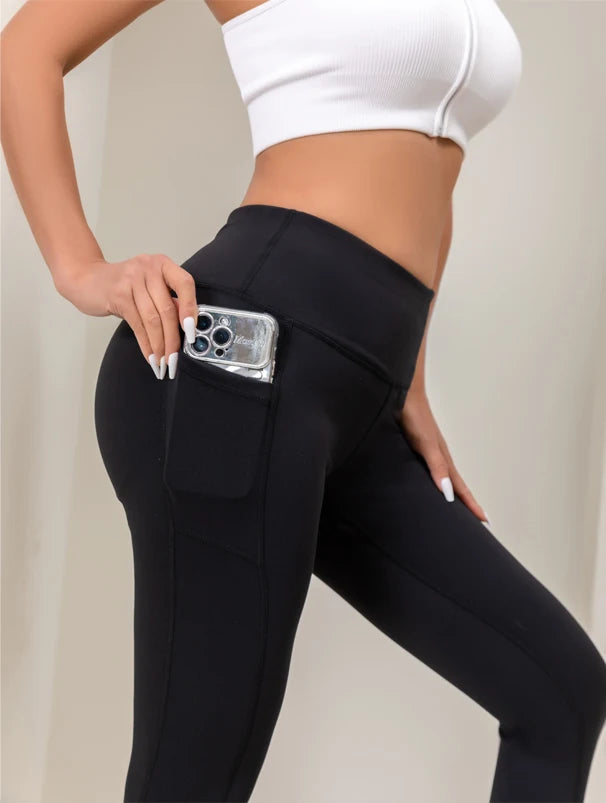 Gym cropped pants, high waisted fitness leggings, elastic  exercise yoga pants, casual shark pants for women