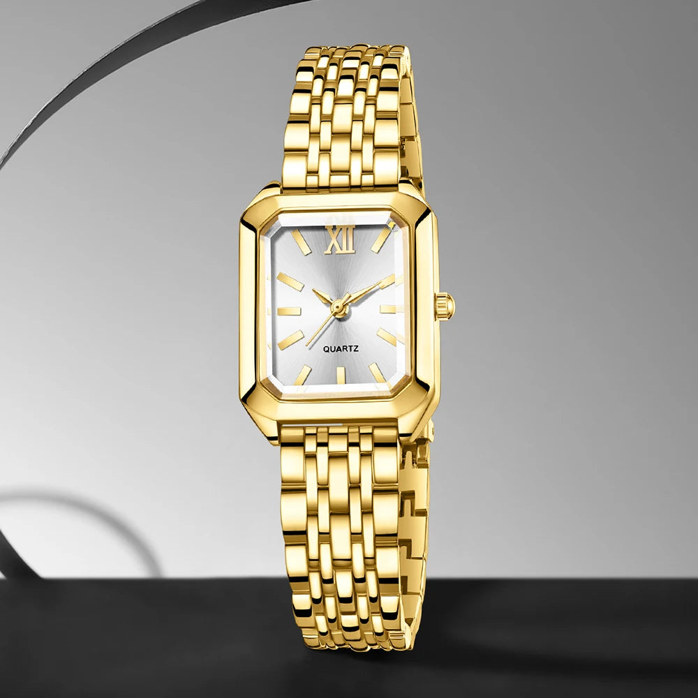 1PCS Fashion Women's Watch Luxury Trendy Versatile Quartz Watch Suitable for Daily Clothing Matching or As a Gift